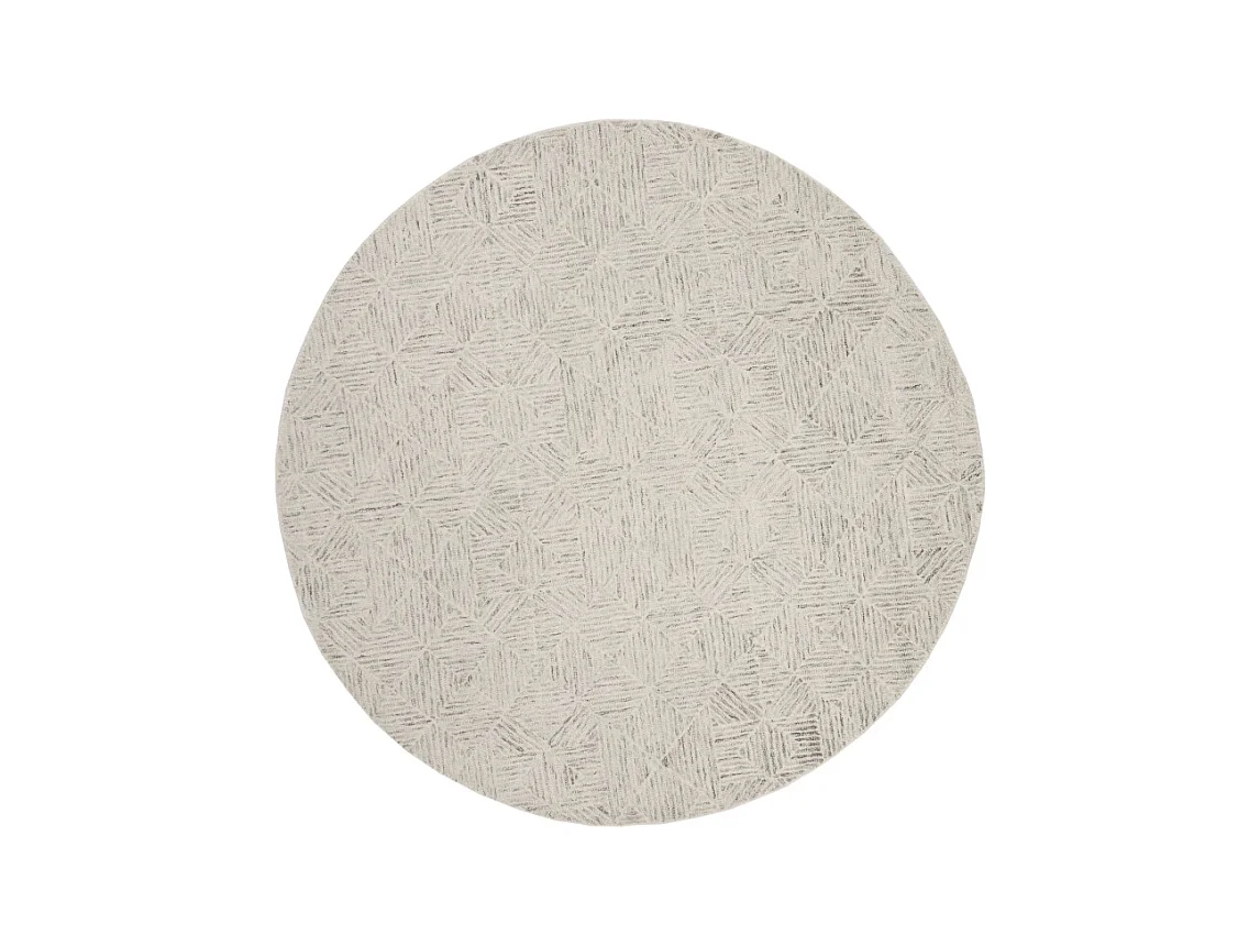 Tapis Ivoire/Bleu clair 183 X 183 cm - Delyth