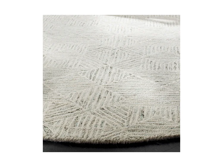 Tapis Ivoire/Bleu clair 183 X 183 cm - Delyth