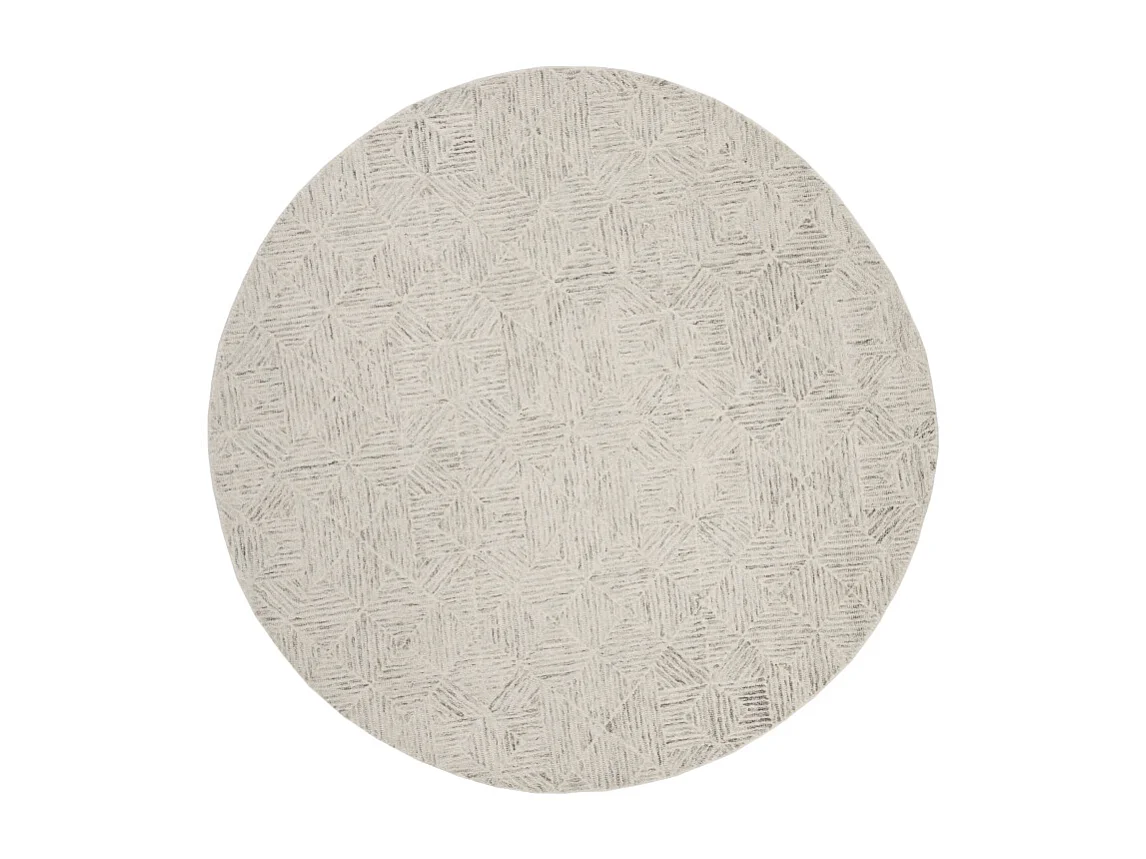 Tapis Ivoire/Bleu clair 183 X 183 cm - Delyth