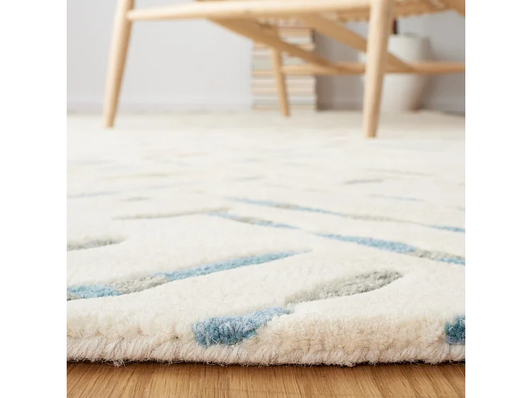 Tapis Ivoire/Bleu 152 X 244 cm - Winsley