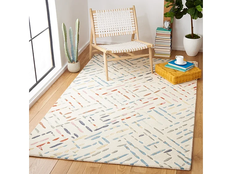 Tapis Ivoire/Bleu 152 X 244 cm - Winsley