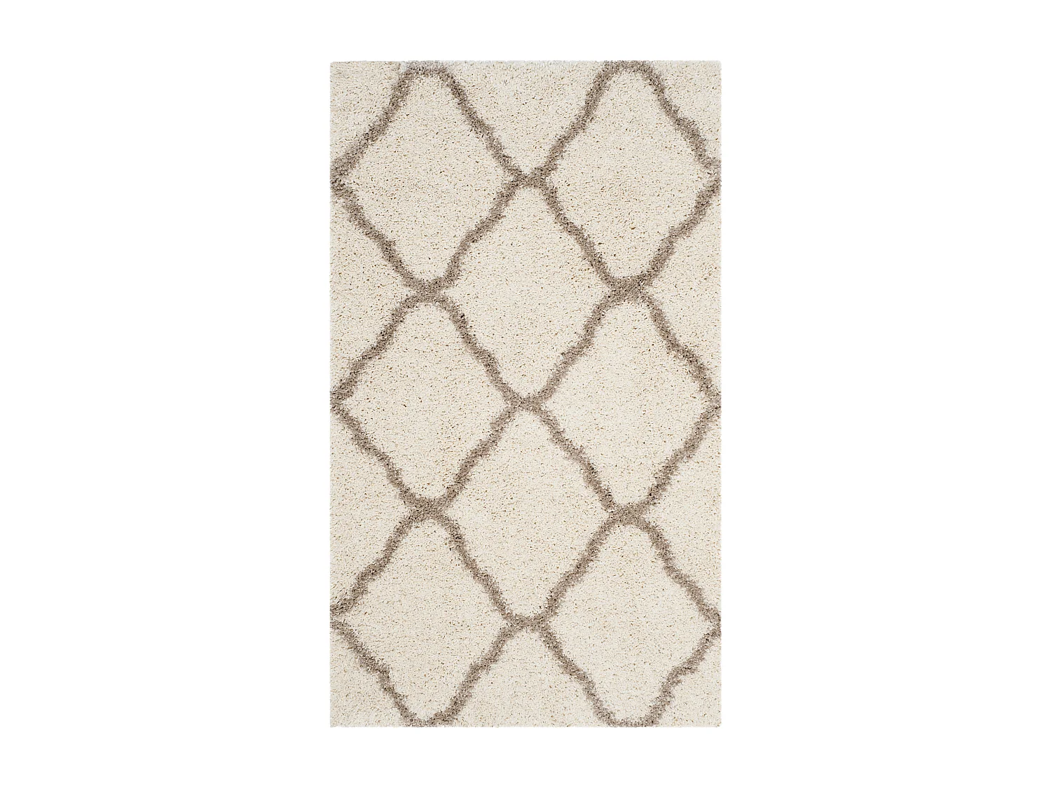 Tapis Neutre/Blanc 122 X 183 cm - Brooklyn