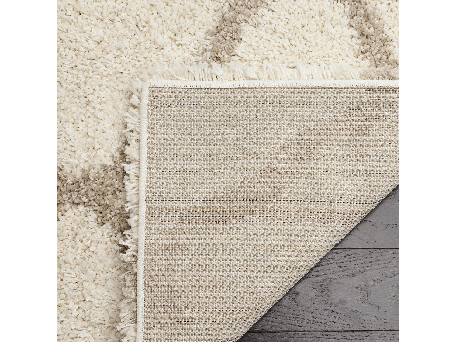 Tapis Neutre/Blanc 122 X 183 cm - Brooklyn
