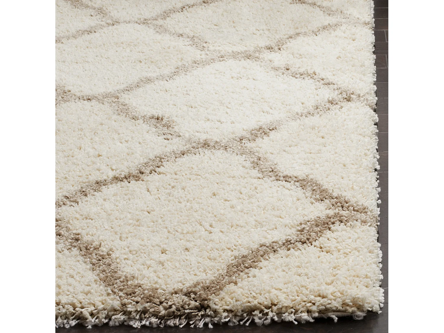 Tapis Neutre/Blanc 122 X 183 cm - Brooklyn