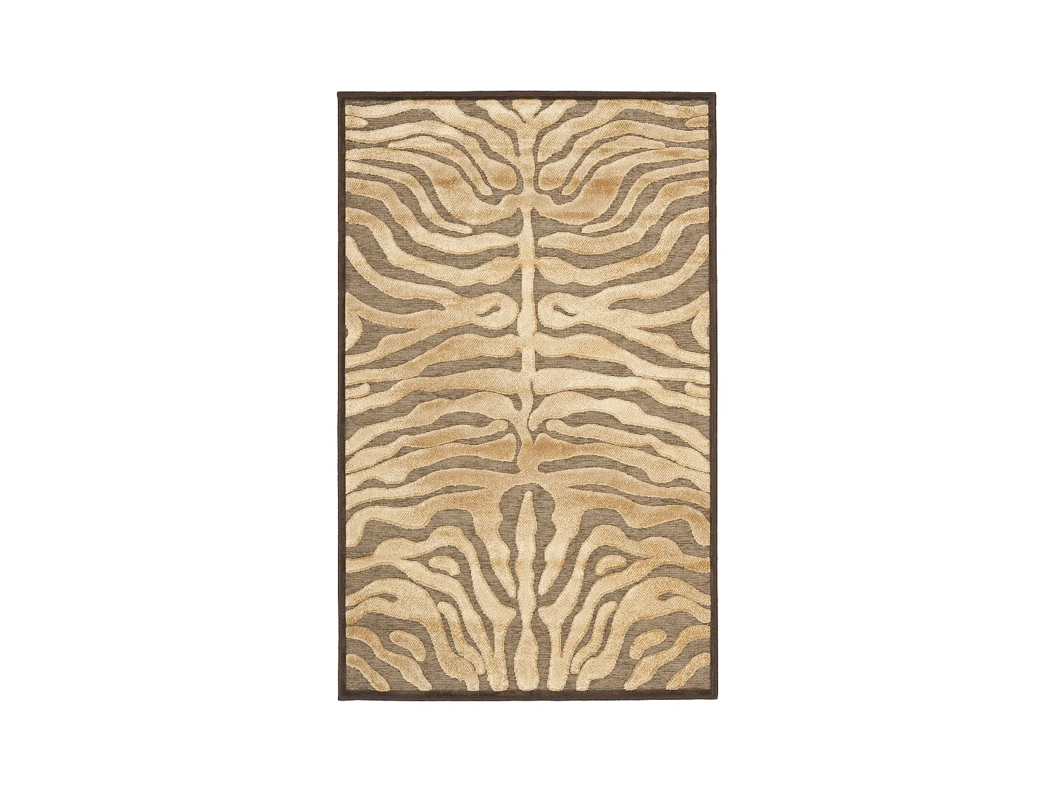 Tapis Neutre/Marron 79 X 122 cm - Fiona