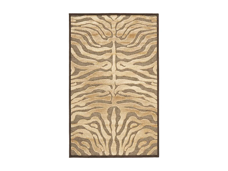 Tapis Neutre/Marron 79 X 122 cm - Fiona