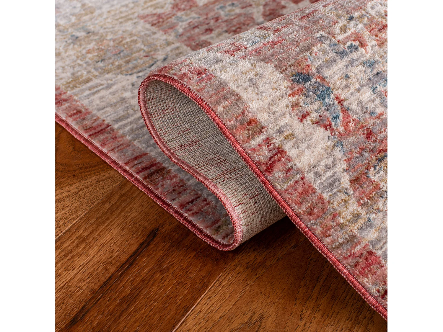 Tapis Rose/Gris 122 X 183 cm - Serenity