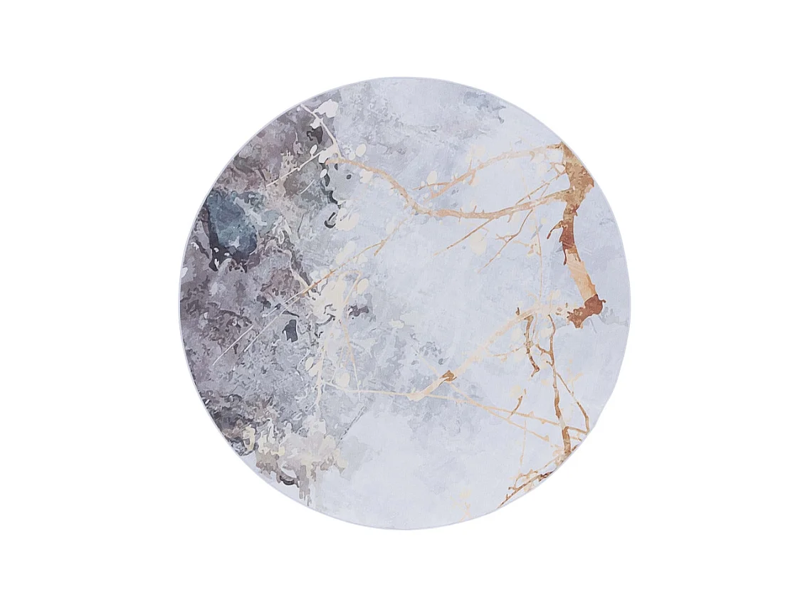 Tapis Gris/Beige 183 X 183 cm - Fianna