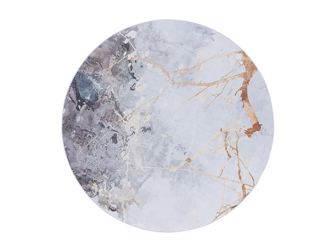 Tapis Gris/Beige 183 X 183 cm - Fianna