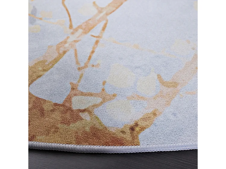 Tapis Gris/Beige 183 X 183 cm - Fianna