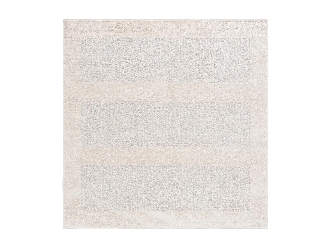 Tapis Ivoire/Gris 122 X 122 cm - Brezlyn