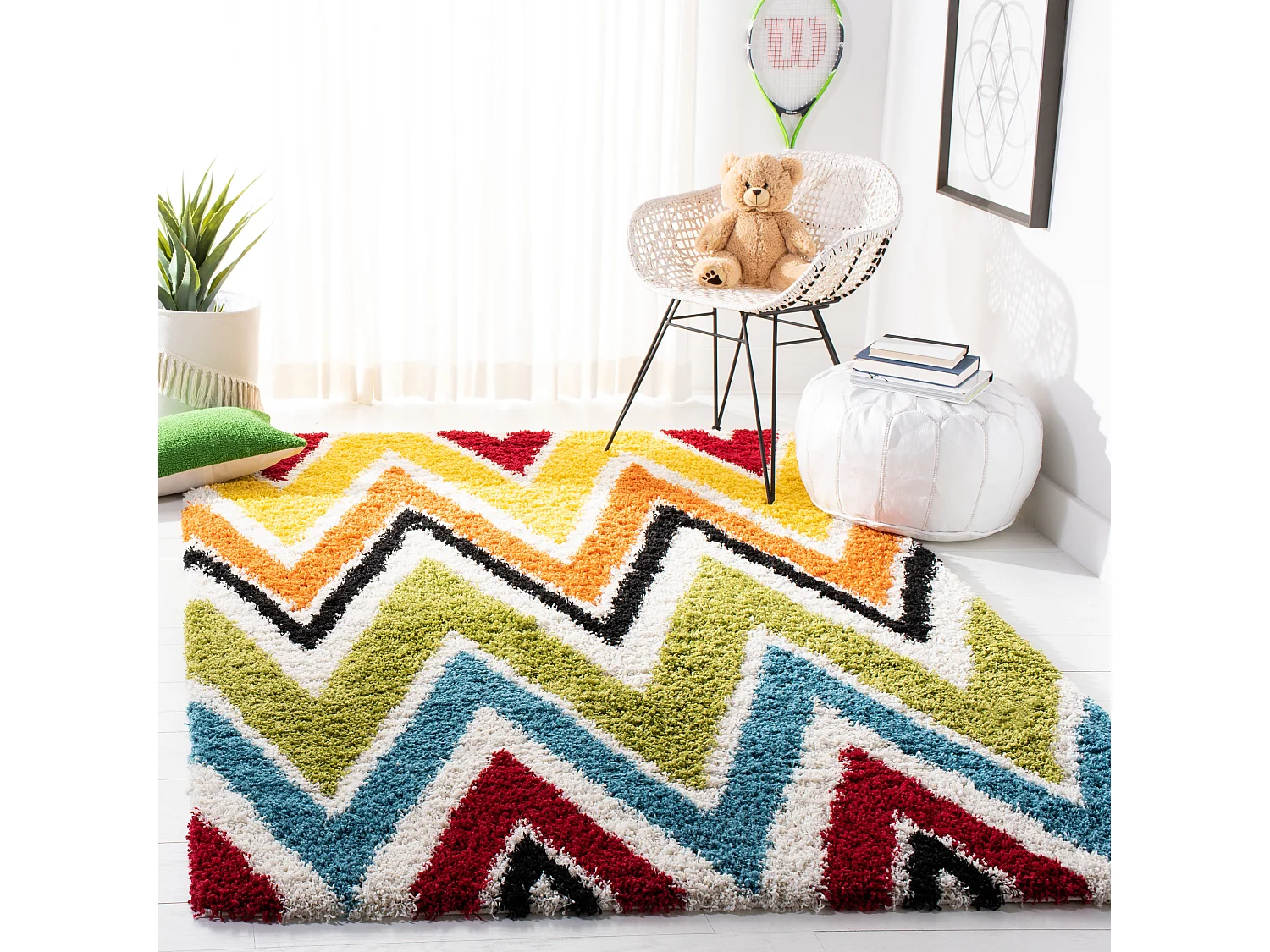 Tapis Neutre/Multicolore 160 X 229 cm - Emory