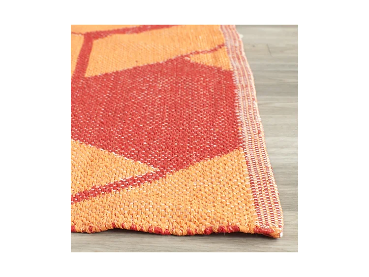Tapis Rouge/Orange 122 X 183 cm - Durhurst