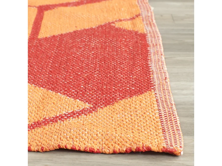 Tapis Rouge/Orange 122 X 183 cm - Durhurst