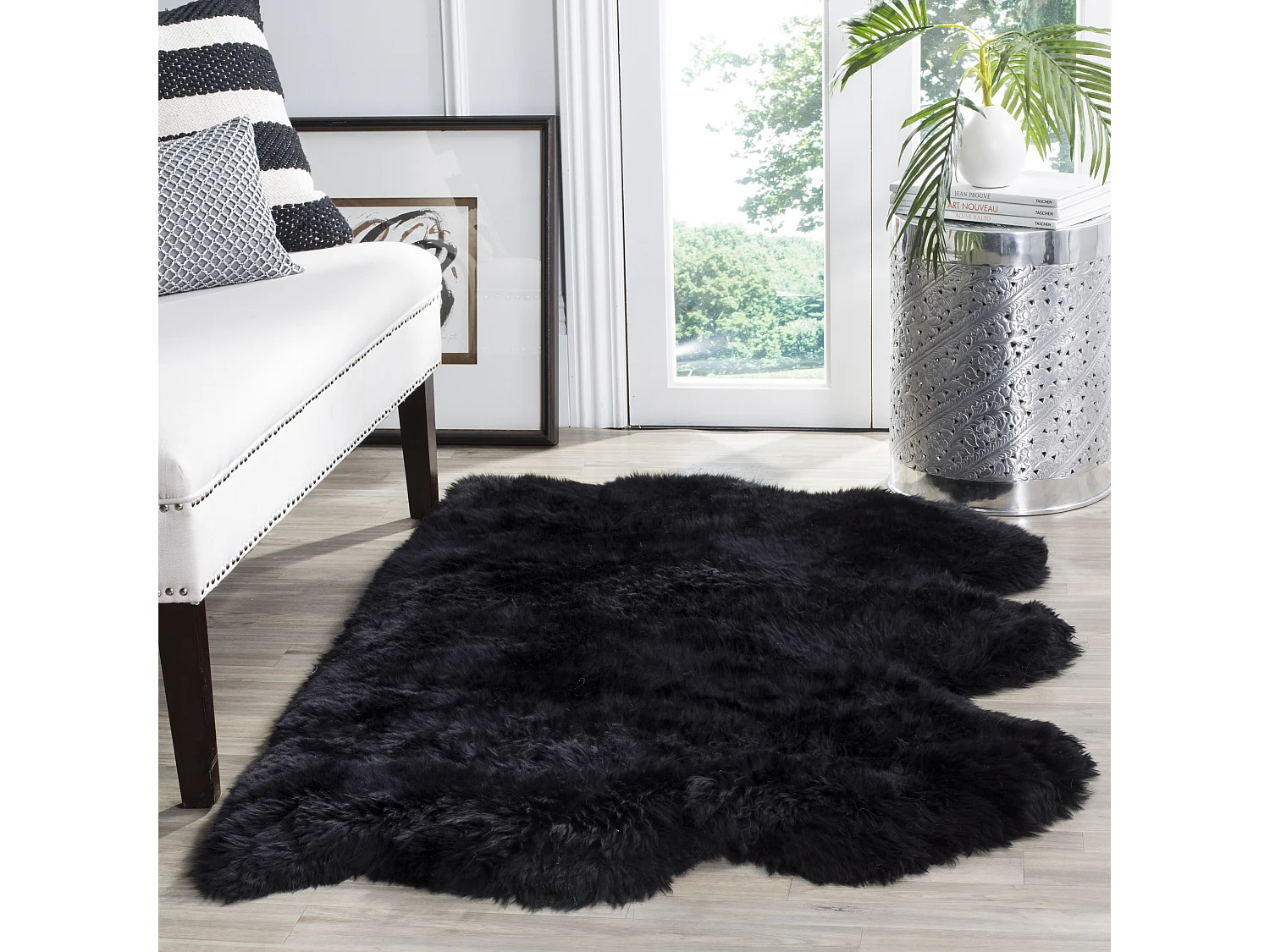 Tapis Noir 91 X 152 cm - Ree