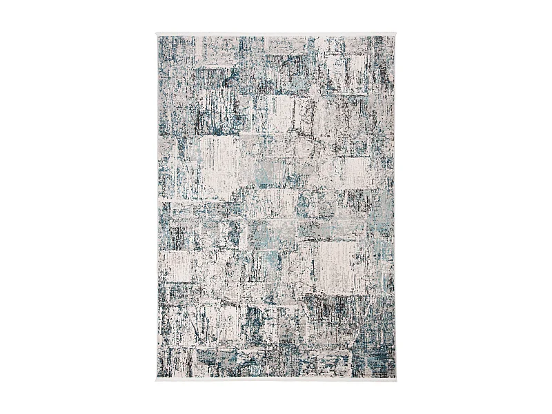 Tapis Gris/Bleu 91 X 152 cm - Daleyza
