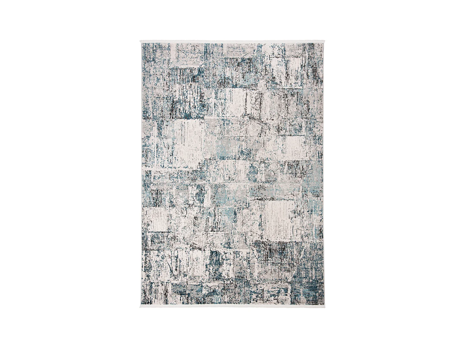 Tapis Gris/Bleu 91 X 152 cm - Daleyza