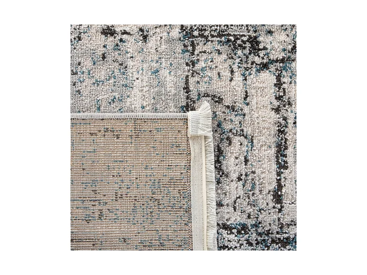 Tapis Gris/Bleu 91 X 152 cm - Daleyza