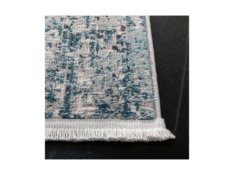 Tapis Gris/Bleu 91 X 152 cm - Daleyza