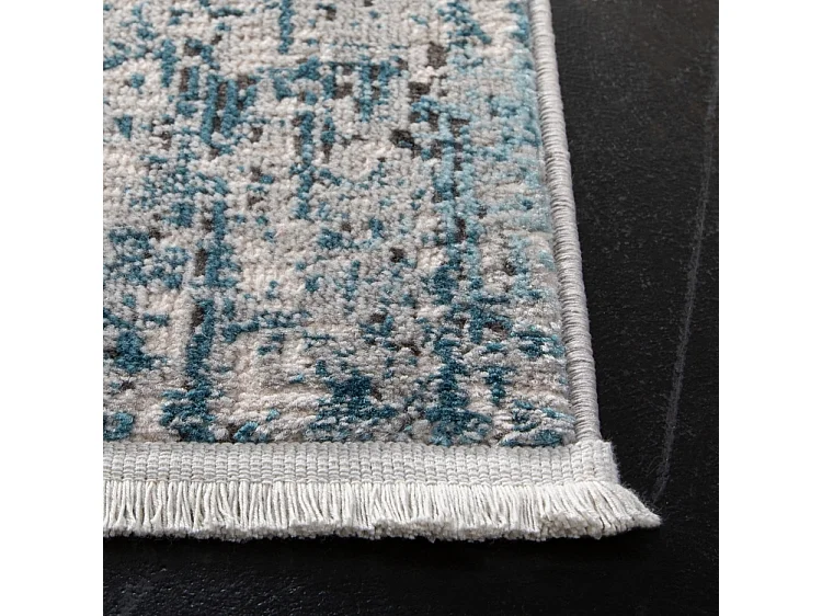 Tapis Gris/Bleu 91 X 152 cm - Daleyza