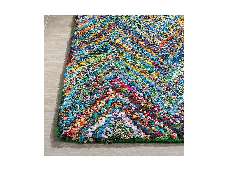 Tapis Bleu/Multicolore 183 X 274 cm - Nicholas