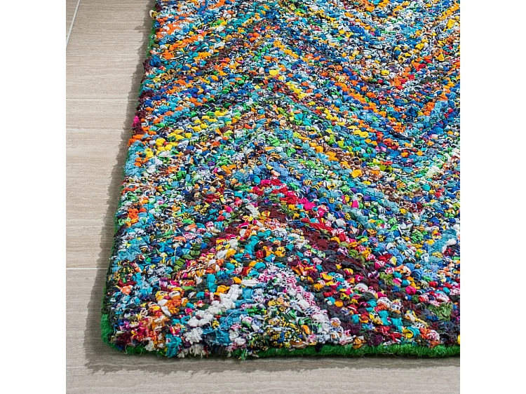 Tapis Bleu/Multicolore 183 X 274 cm - Nicholas