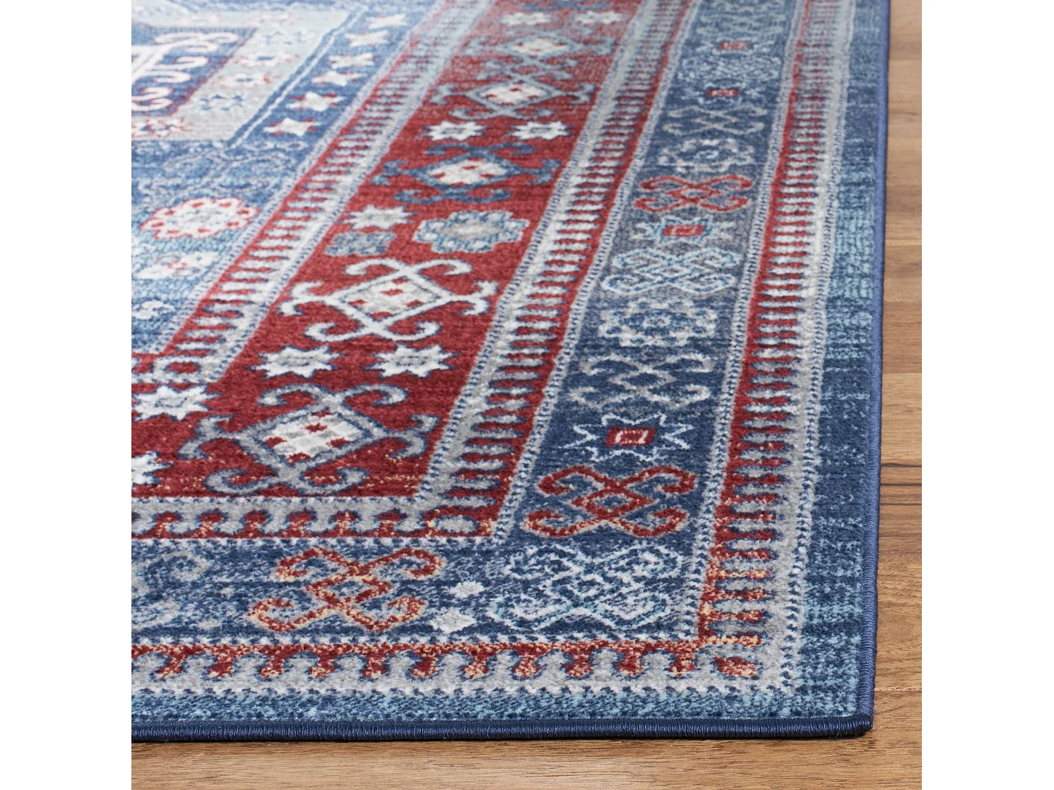 Tapis Rouge/Bleu 122 X 183 cm - Kathryn