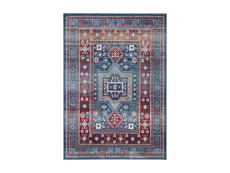 Tapis Rouge/Bleu 122 X 183 cm - Kathryn
