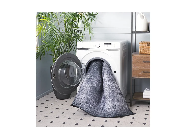 Tapis Noir/Gris 183 X 274 cm - Veda