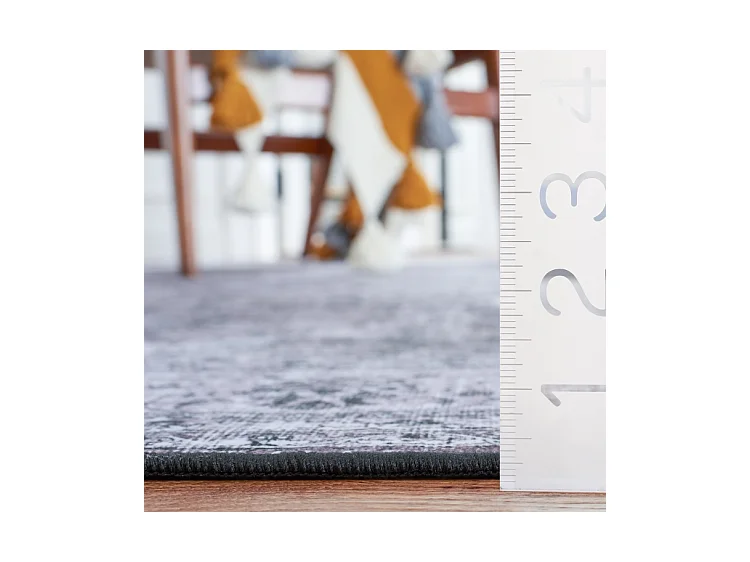 Tapis Noir/Gris 183 X 274 cm - Veda