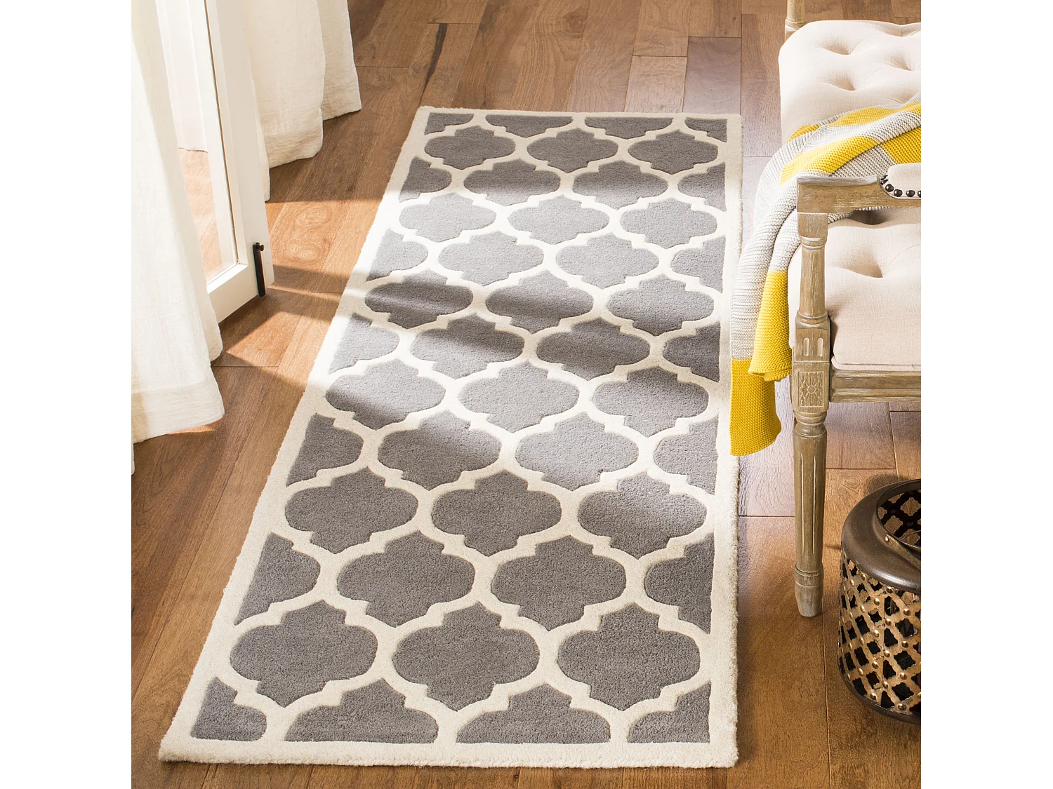 Tapis Gris/Neutre 69 X 213 cm - Camilla