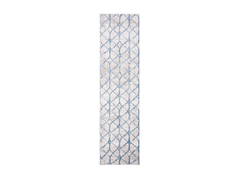 Tapis Gris/Bleu 66 X 122 cm - Elsie