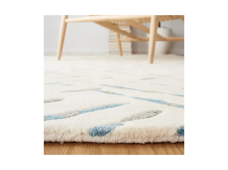 Tapis Ivoire/Bleu 61 X 91 cm - Winsley