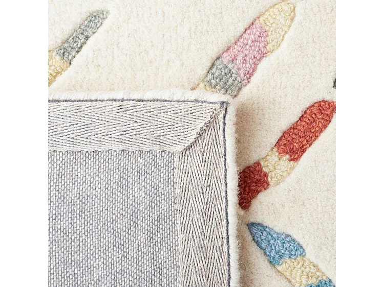 Tapis Ivoire/Bleu 61 X 91 cm - Winsley