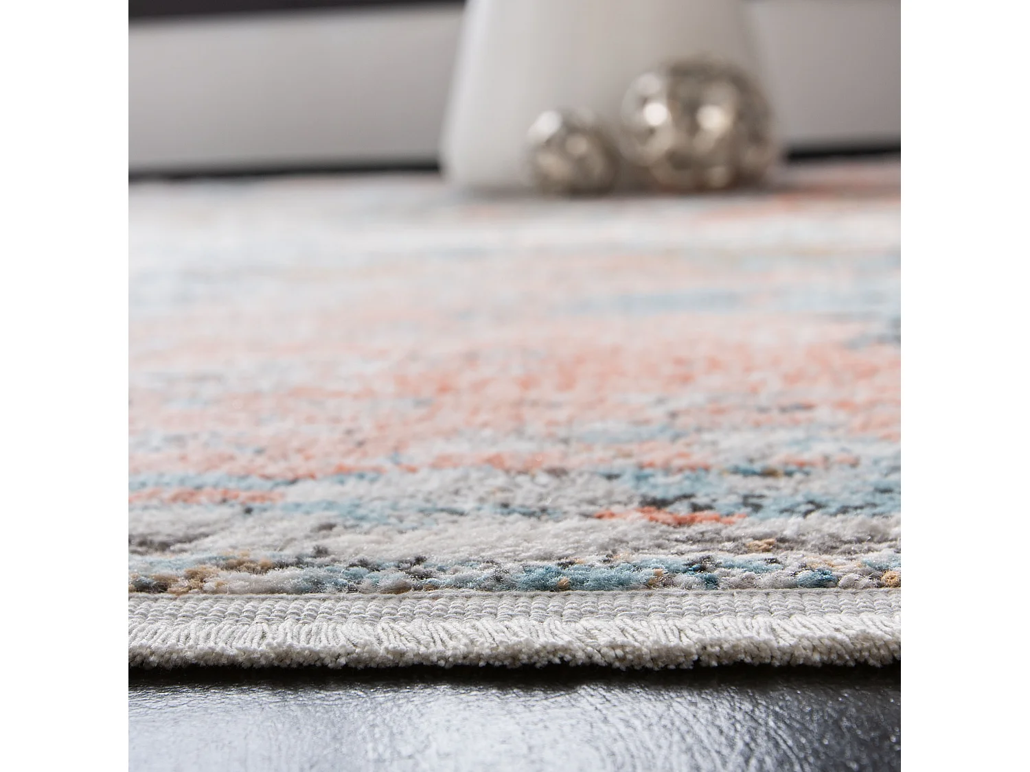 Tapis Gris/Rose 122 X 183 cm - Elise
