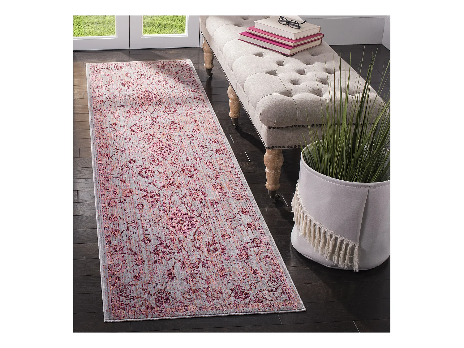 Tapis Rose/Multicolore 69 X 244 cm - Haven