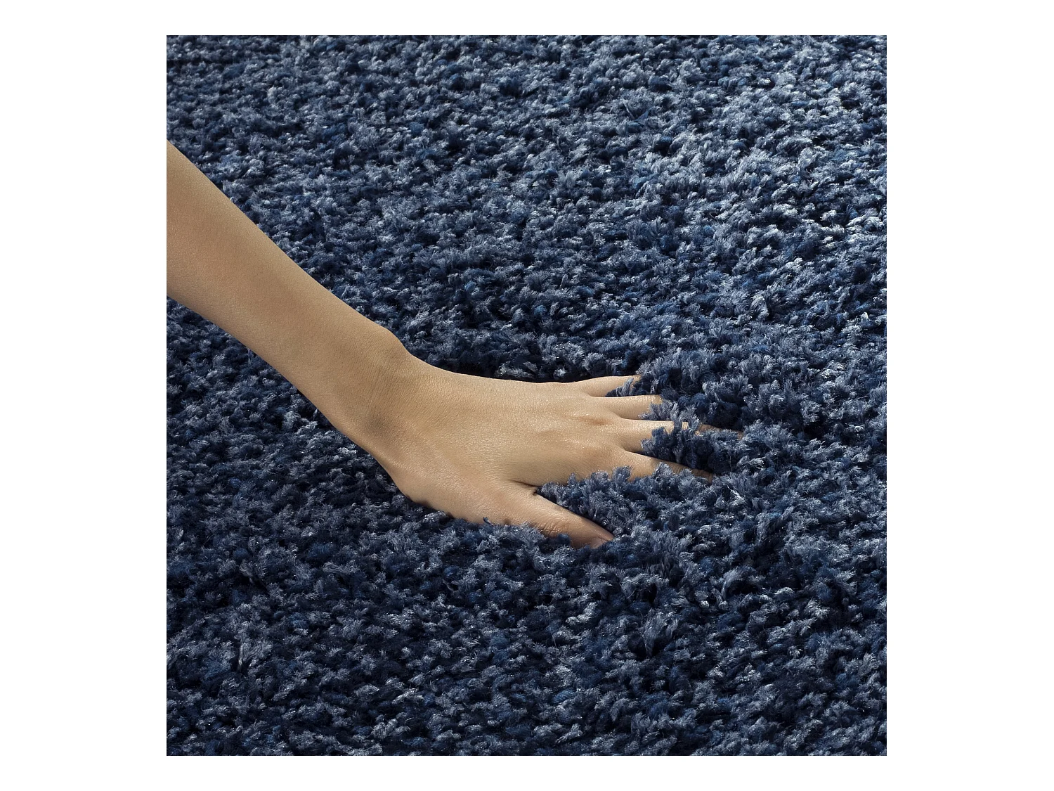 Tapis Bleu Marine 201 X 201 cm - Crosby