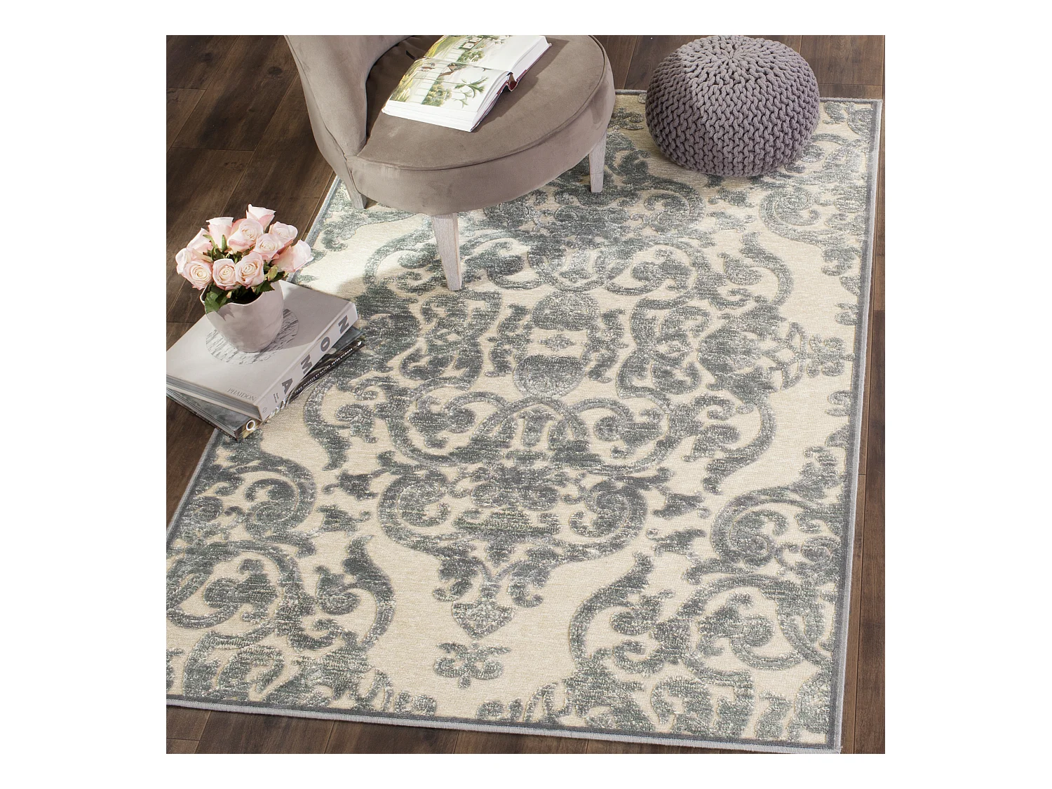 Tapis Gris/Multicolore 122 X 170 cm - Marigot