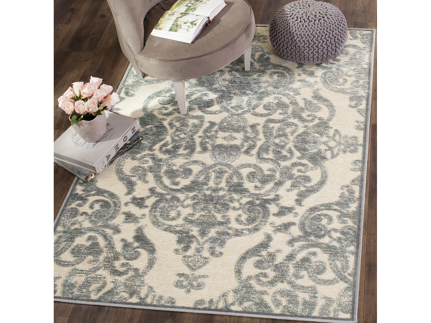 Tapis Gris/Multicolore 122 X 170 cm - Marigot