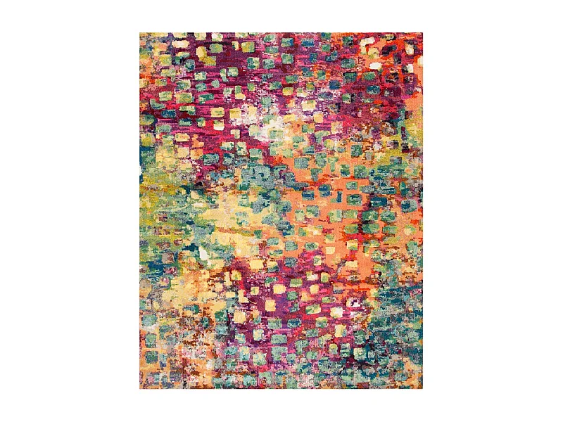 Tapis Fuchsia/Or 274 X 366 cm - Paisley