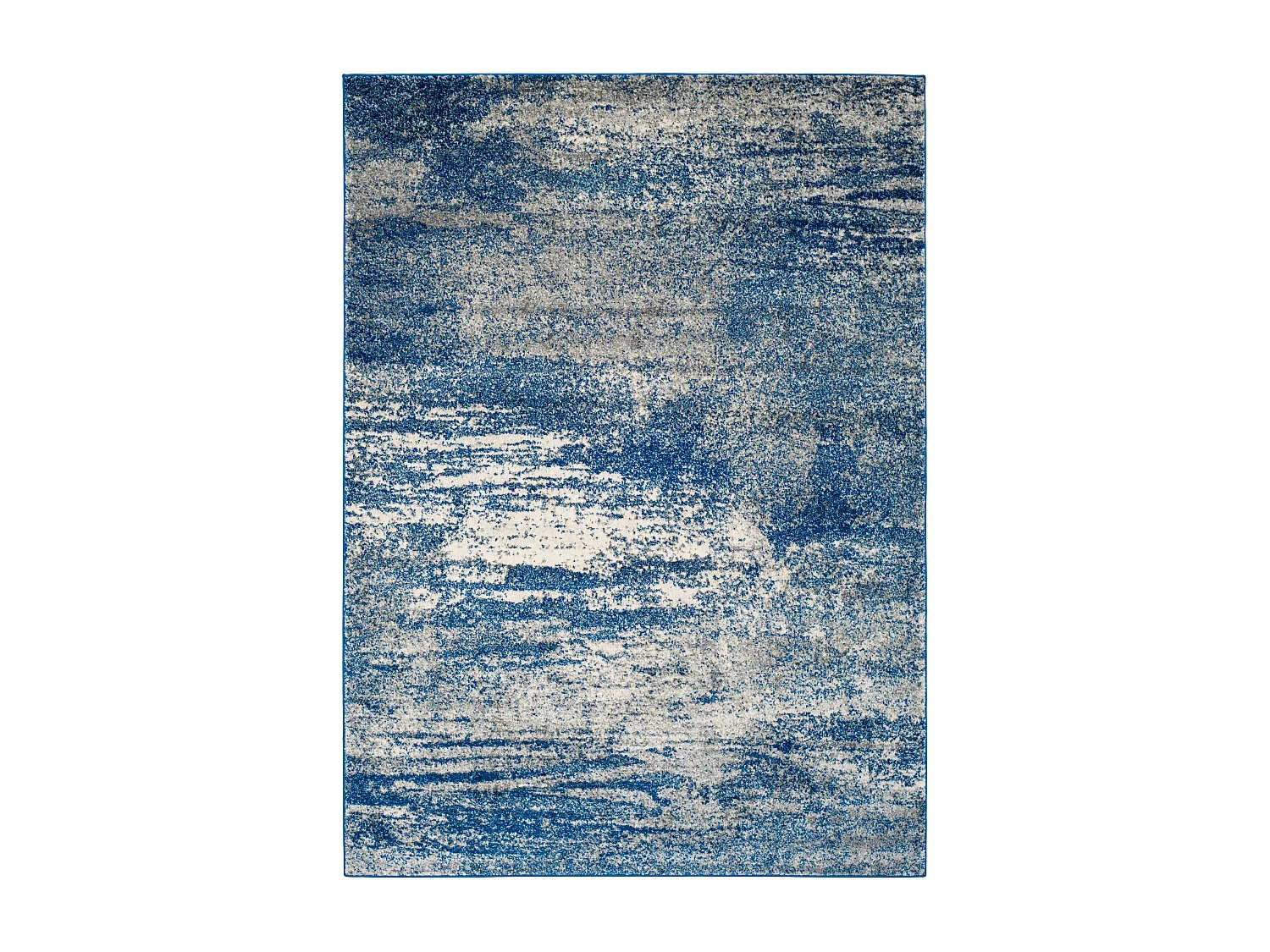 Tapis Bleu Marine/Neutre 201 X 274 cm - Eva