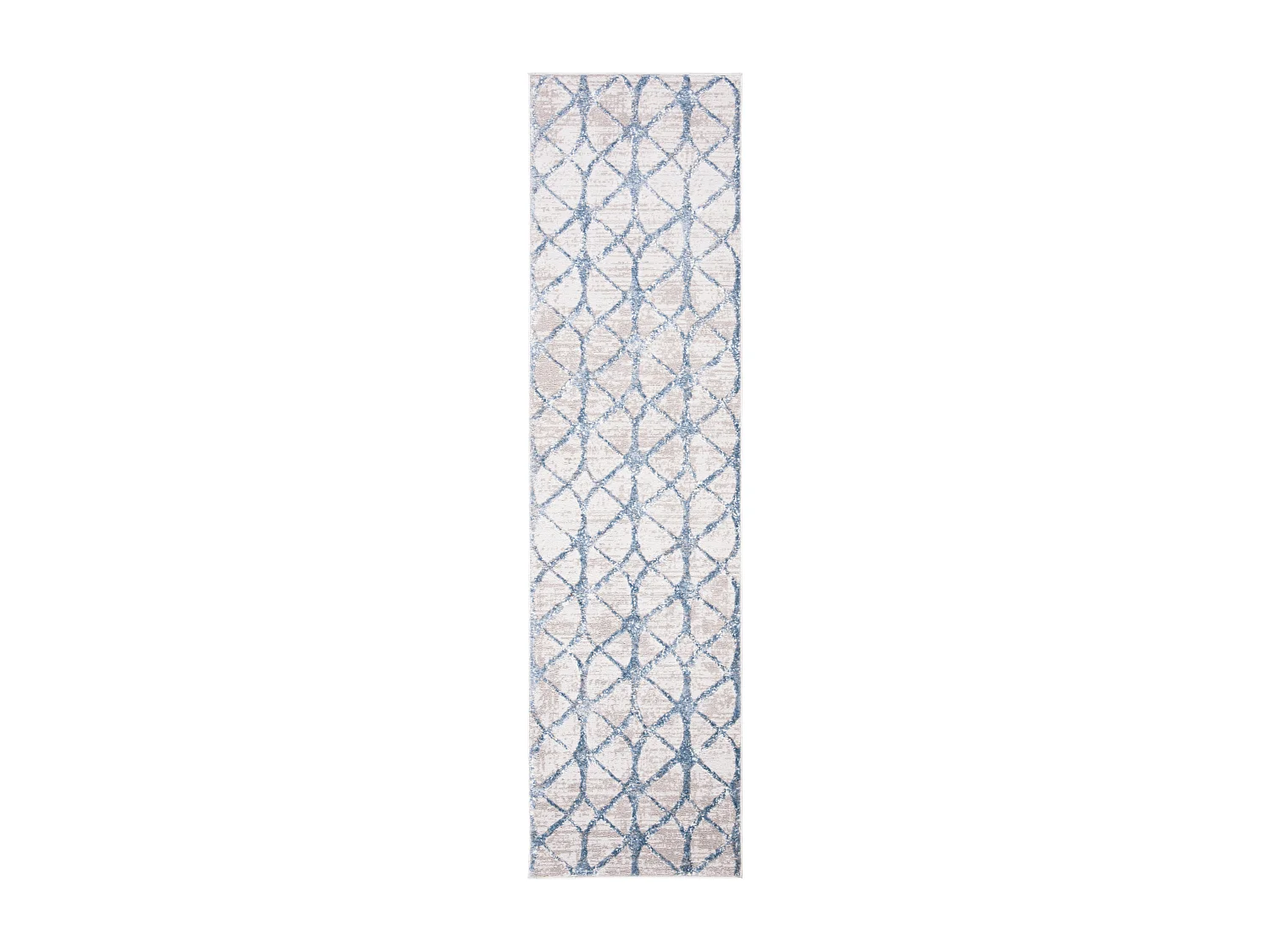 Tapis Gris/Bleu 66 X 183 cm - Elsie