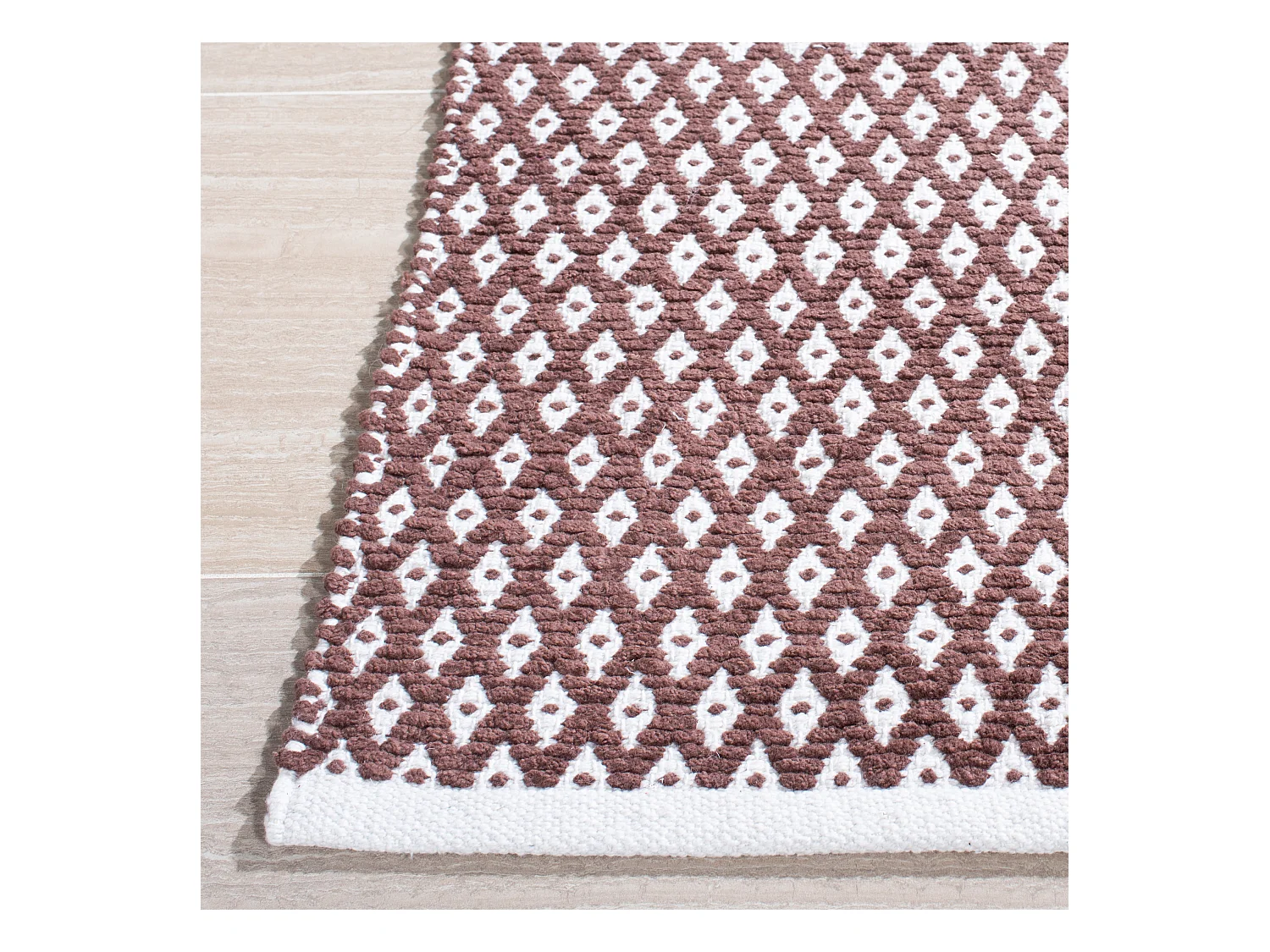 Tapis Marron 152 X 244 cm - Elara