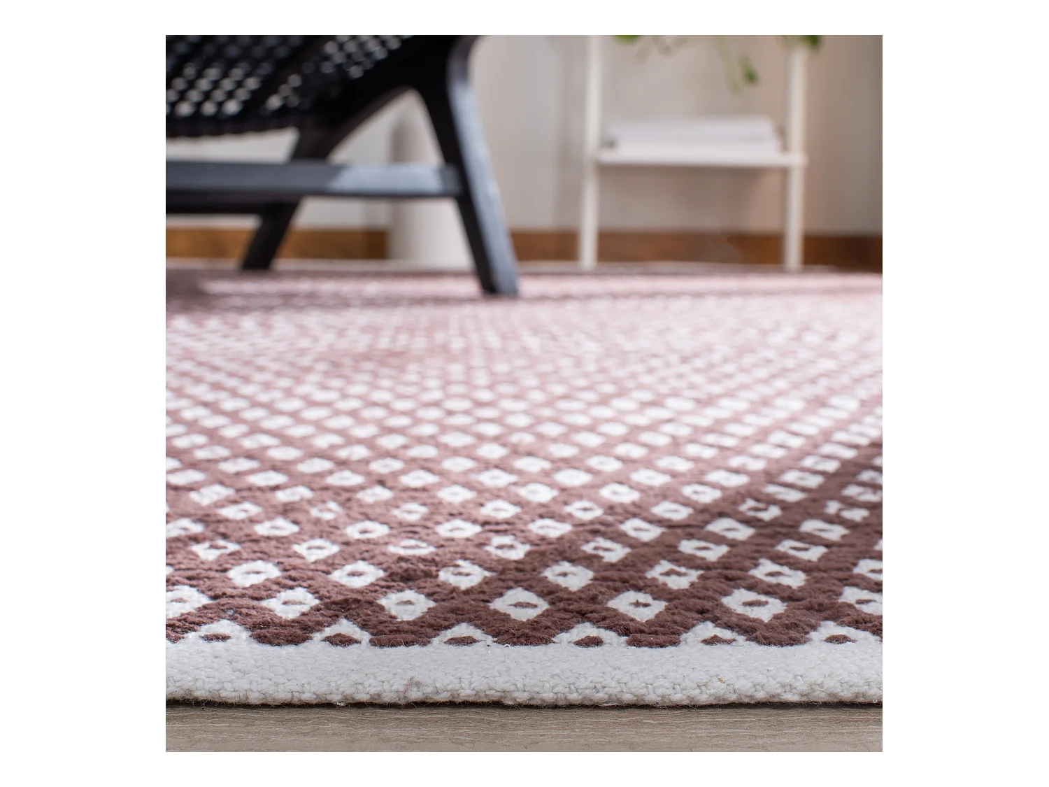 Tapis Marron 152 X 244 cm - Elara
