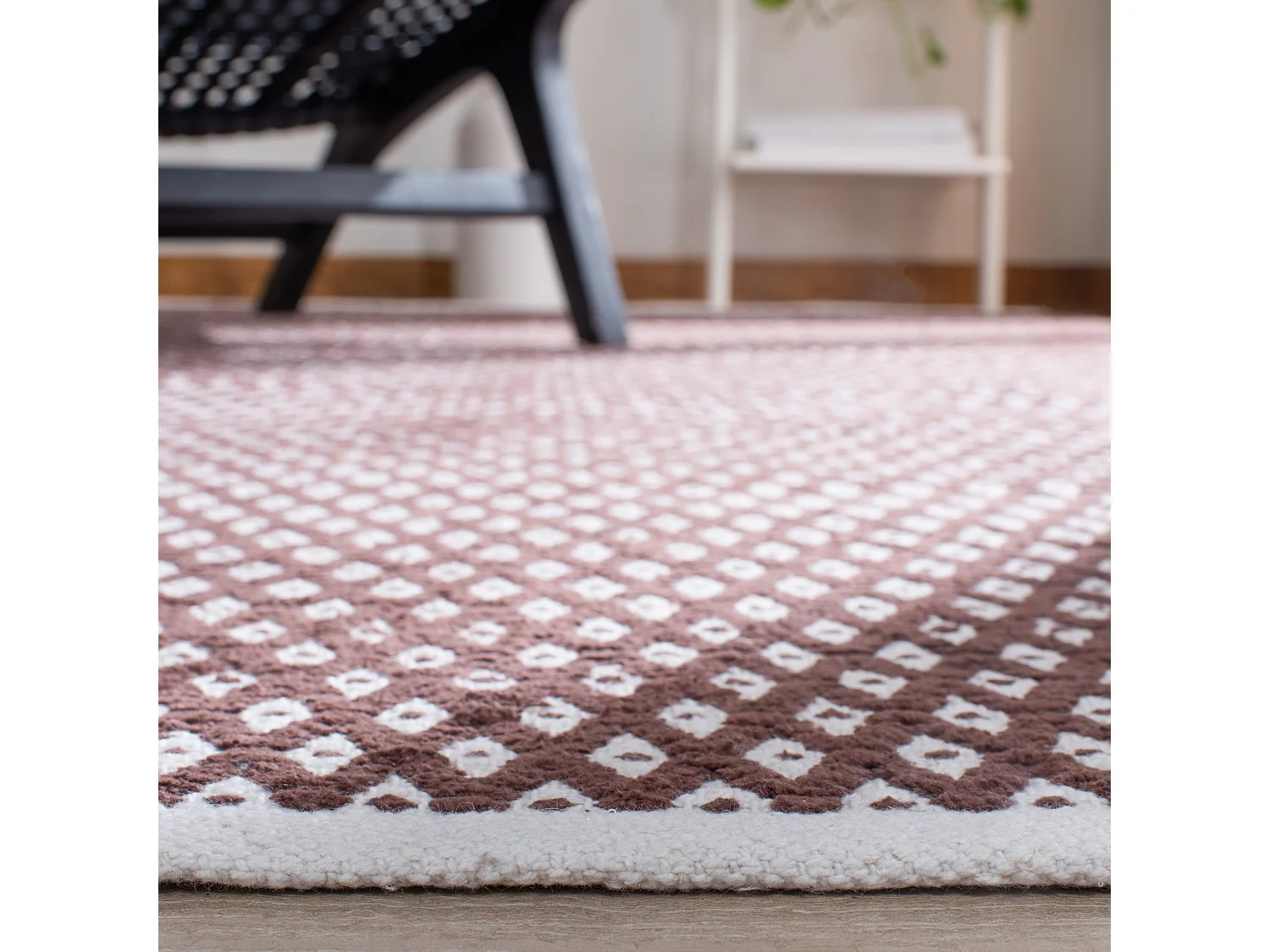 Tapis Marron 152 X 244 cm - Elara