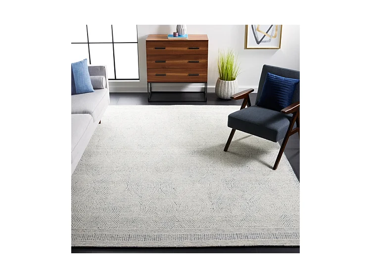 Tapis Ivoire/Bleu 244 X 305 cm - Alaska