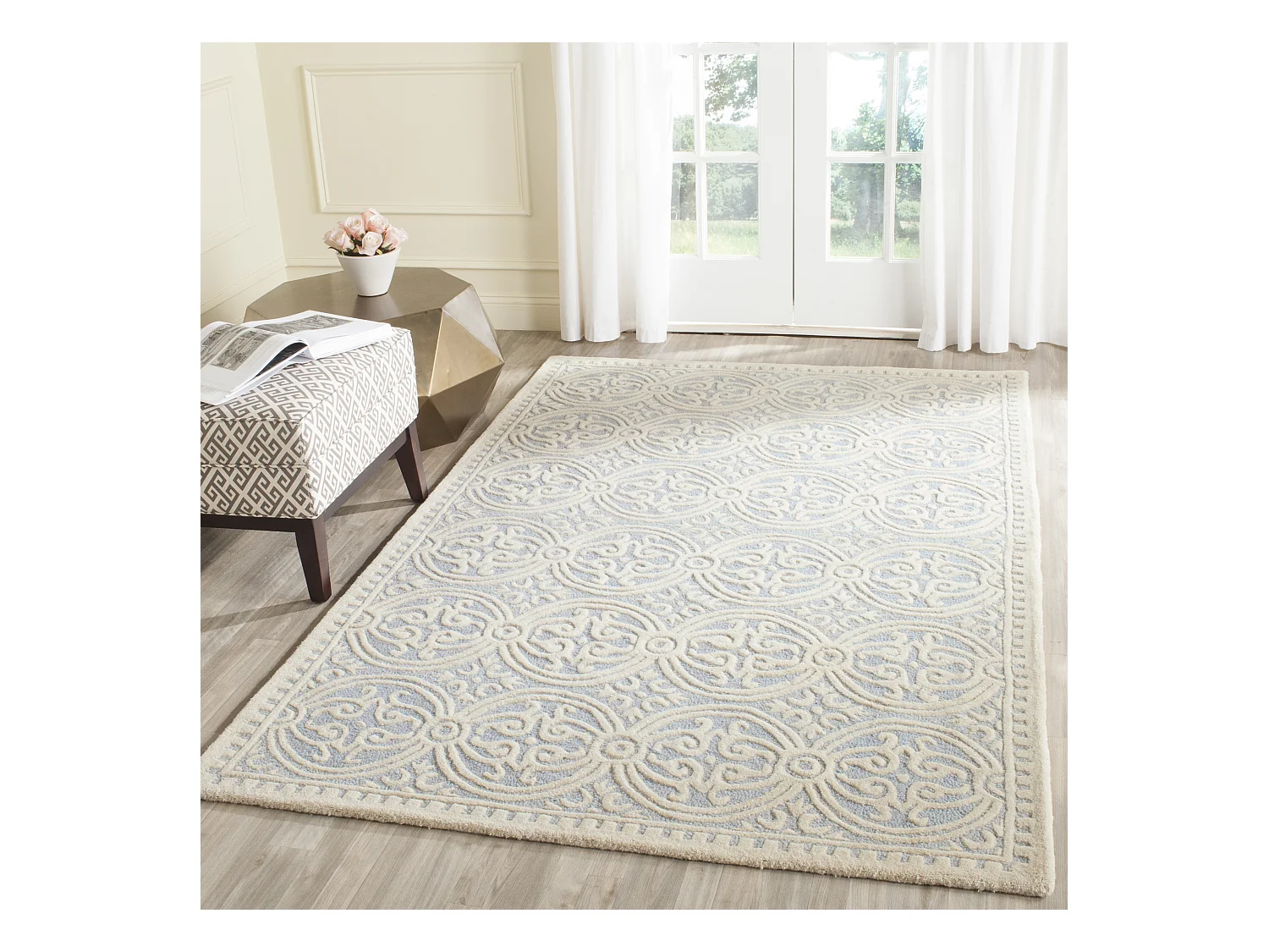Tapis Bleu/Neutre 152 X 244 cm - Roby