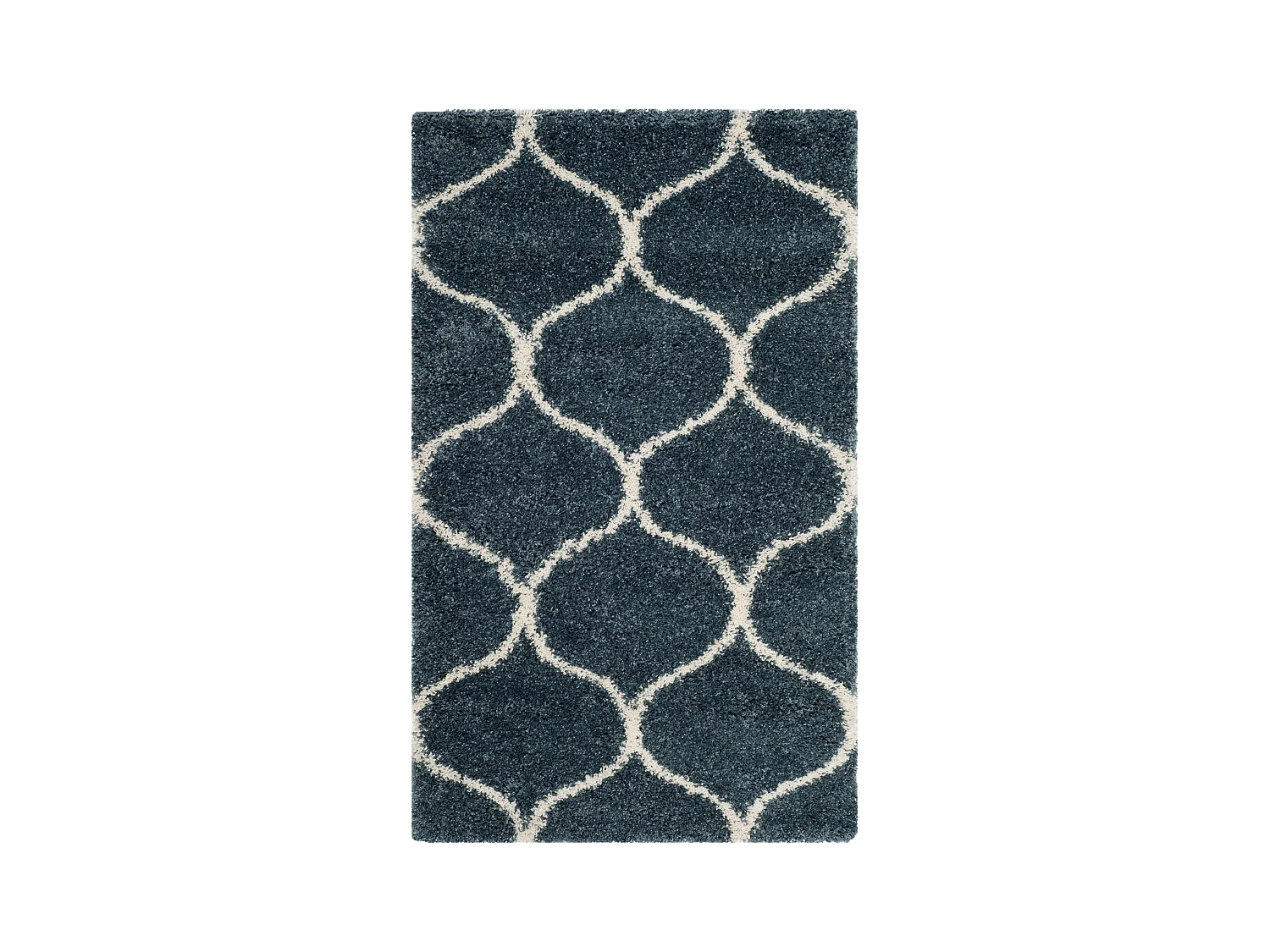 Tapis Bleu/Neutre 91 X 152 cm - Zoey