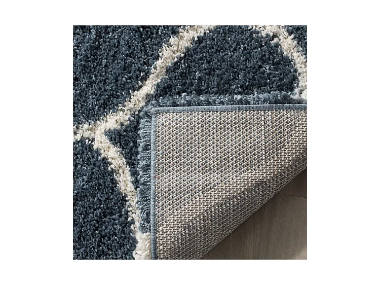 Tapis Bleu/Neutre 91 X 152 cm - Zoey