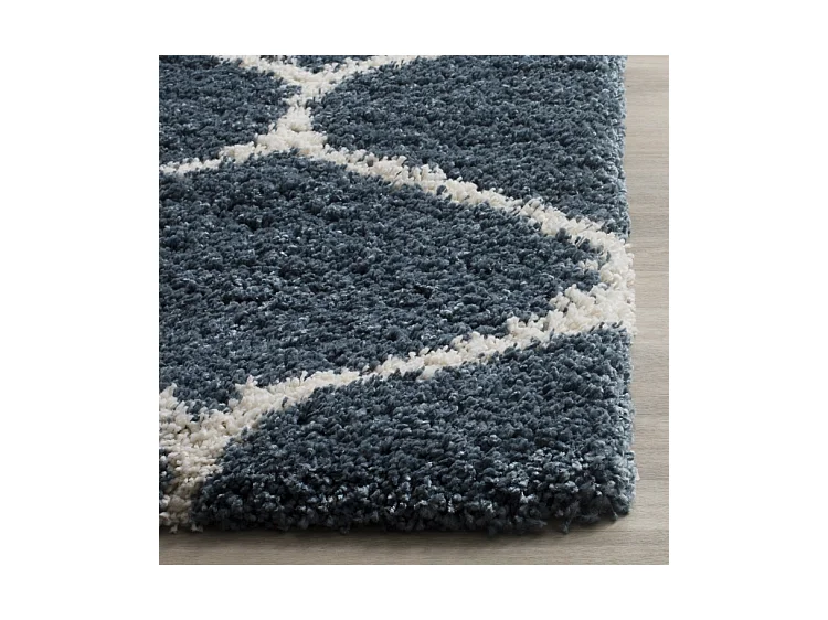 Tapis Bleu/Neutre 91 X 152 cm - Zoey